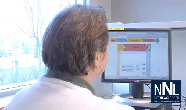 A patient navigates their diagnostic journey using the Electronic Pathway Solution (EPS) web-based tool.