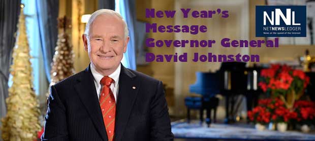 Governor General David Johnston 2014 New Year's Message
