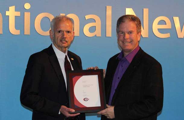 APTN's John Stoff was recognized