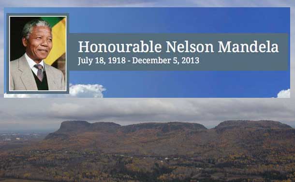 Nelson Mandela will be remembered in a memorial service in Thunder Bay