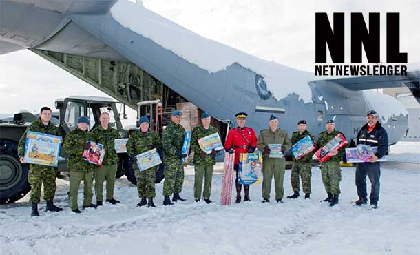 Outside a C-130J Hercules parked at the 8 Wing Tarmac, November 27, 2013. Photo courtesy of: Cpl Precious Carandang, 8 Wing Trenton