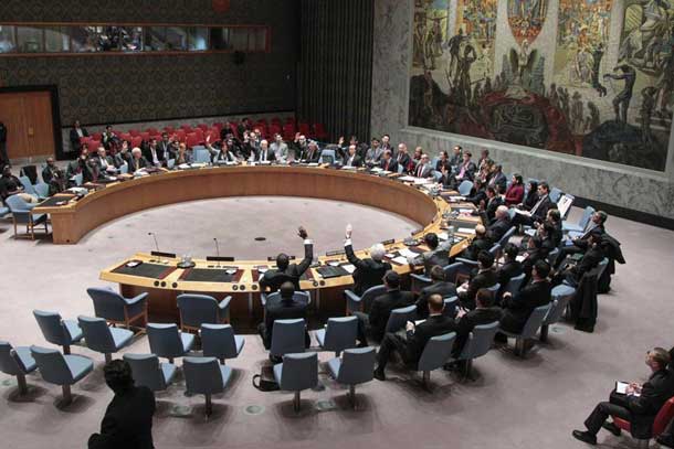 Security Council members voting to authorize almost doubling the UN peacekeeping force in South Sudan to nearly 14,000. UN Photo/Paulo Filgueiras