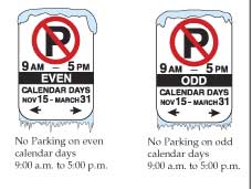 Following the Calendar Parking rules makes for safer streets.