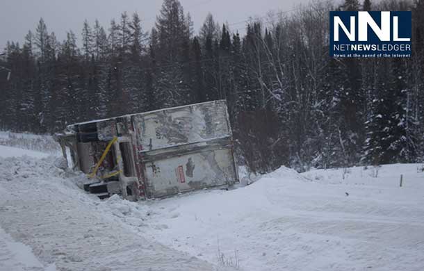Highway 11 north of Nipigon has had numerous accidents this winter.