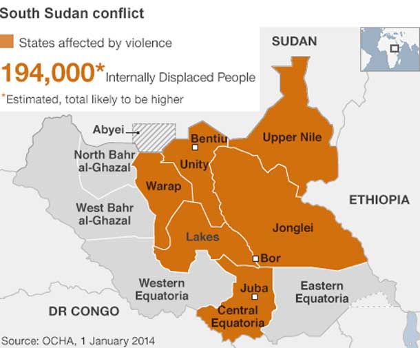 As the violence ramps up, the number of refugees increases in South Sudan.