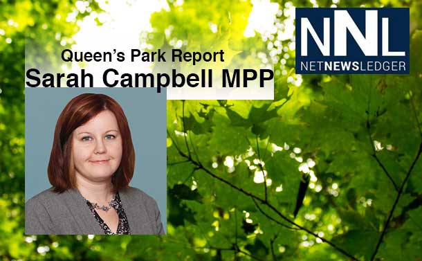 Queen's Park Report Sarah Campbell