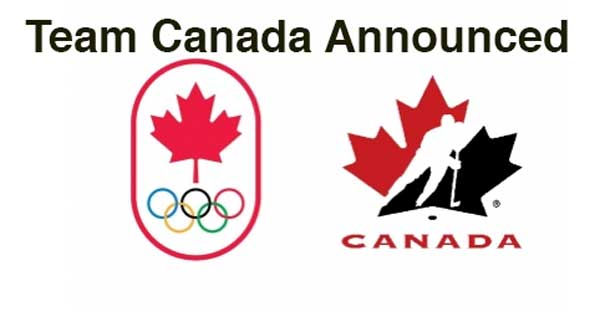 Team Canada announced - Mens Hockey Team will defend Gold Medal from Vancouver Olympics
