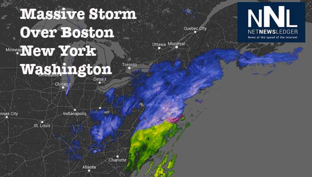 Massive snow storm aims at Eastern Seaboard of United States, Boston, Washington, and New York will all be impacted