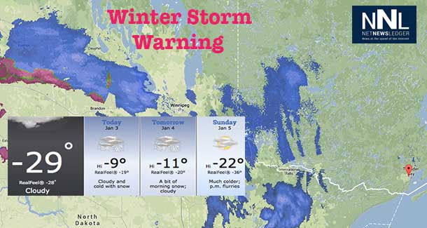 Weather outlook for Northwestern Ontario and Thunder Bay is for more snow, with cold temperatures remaining.