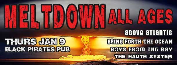 Countdown to Meltdown live at Black Pirate's Pub in Thunder Bay