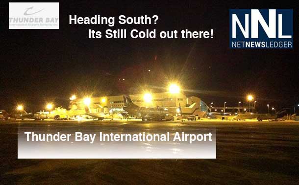 Cold weather at Thunder Bay International Airport. Image: TBIAA
