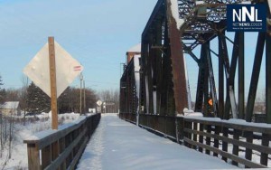 The bridge is closed to vehicles, as CN prepares a study.