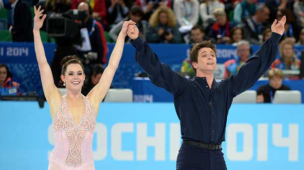 Tessa and Scott won the Silver Medal in Sochi.