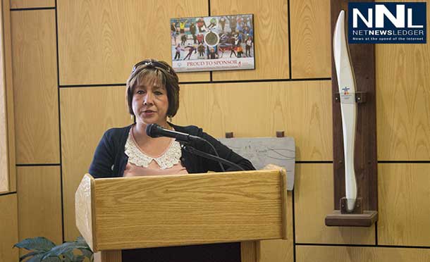 Ann Magiskan, Aboriginal Liaison for the City of Thunder Bay hosted today's proceedings at City Hall