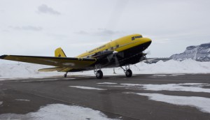 Cargo North Basler BT-67 at the Thunder Bay International Airport