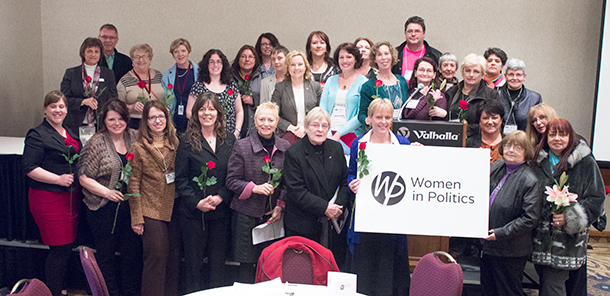 Women in Politics brought together women from across Canada and across political lines to share how to navigate the often stormy waters of political life.
