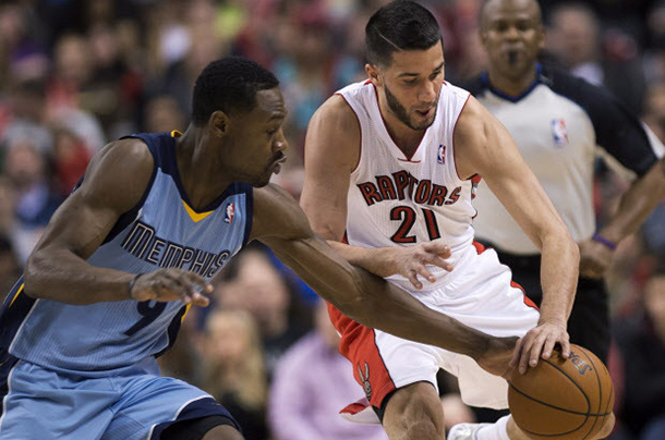 Toronto Raptors and Vancouver Grizzlies battled in NBA Action.