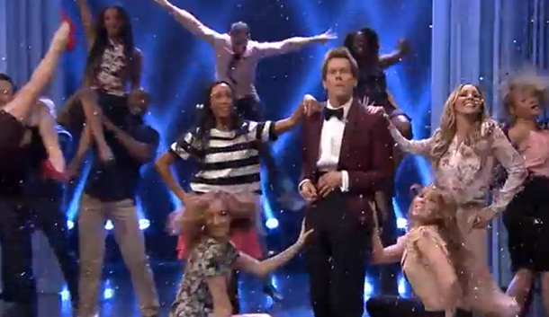Dancing is 'BACK' at The Tonight Show thanks to iconic star Kevin Bacon.
