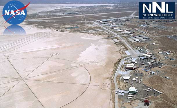As of March 1, 2014, NASA's Dryden Flight Research Center along the northwest edge of Rogers Dry Lake at Edwards Air Force Base, Calif. is renamed in honor of former research test pilot and NASA astronaut Neil A. Armstrong, the first man to step onto the surface of the moon during the Apollo 11 mission in 1969. Image Credit: NASA