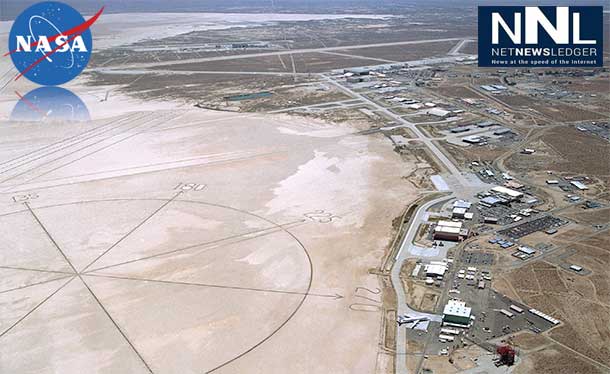 As of March 1, 2014, NASA's Dryden Flight Research Center along the northwest edge of Rogers Dry Lake at Edwards Air Force Base, Calif. is renamed in honor of former research test pilot and NASA astronaut Neil A. Armstrong, the first man to step onto the surface of the moon during the Apollo 11 mission in 1969.  Image Credit: NASA