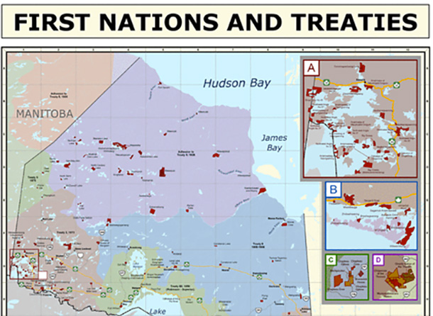 Ontario is sending all schools a new Treaty Map of Ontario First Nations