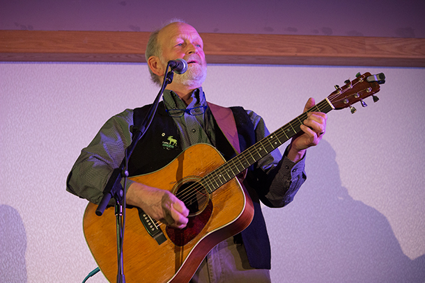 Valdy was clearly having a ball playing to a full house in Thunder Bay