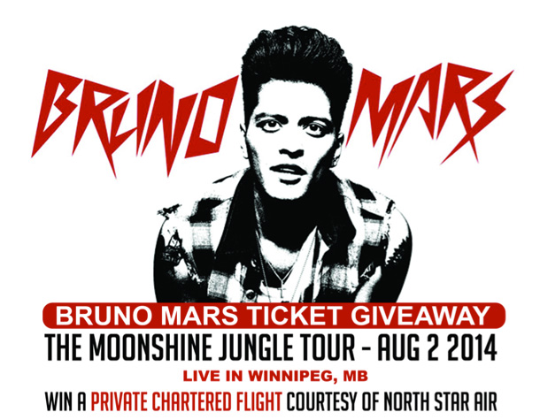 Bruno Mars Contest with North Star Air