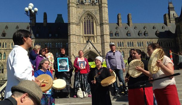 Honouring Murdered and Missing Aboriginal Women - Photo by Tannis Smith.