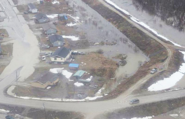 Aerial Image of Kashechewan - Supplied.