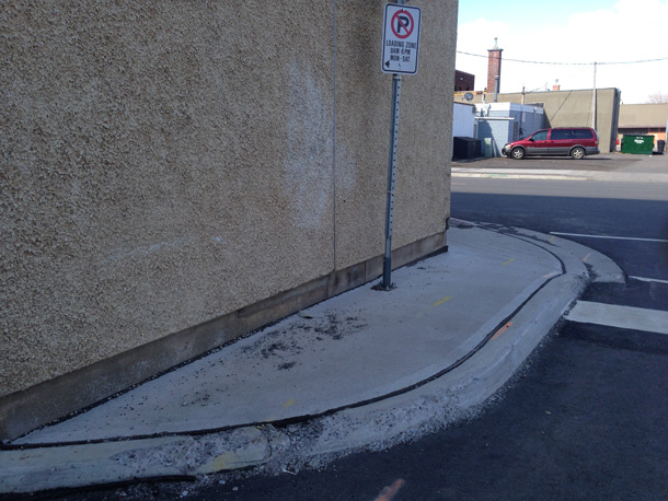 When brand new sidewalks are already falling apart, it says what about the City of Thunder Bay?