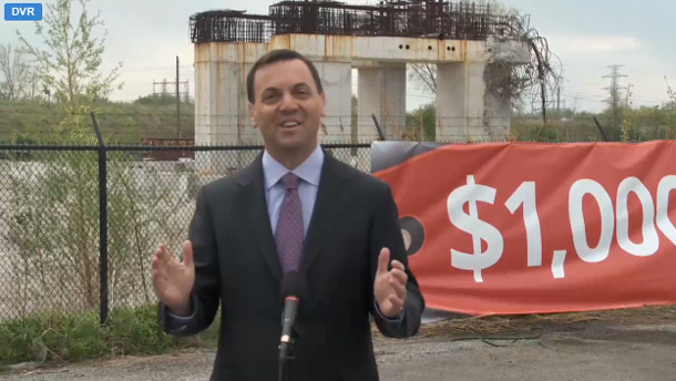 Tim Hudak Speaks at Mississauga Press Event on Gas Plant Scandal