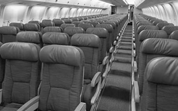 Bacteria can last up to a week on an airline seat or armrest.