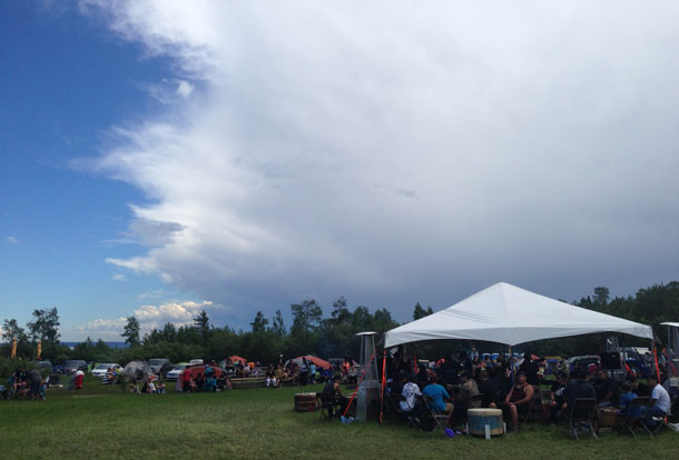 Clouds coming into Thunder Bay from Lake Superior