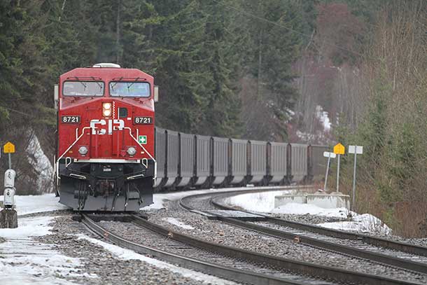 CP Rail hauling coal... is a train the way for the Ring of Fire or would a road make more sense?