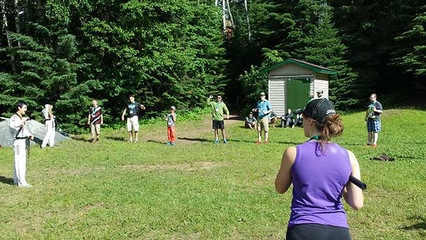 Learning new skills at Camp Quality 2014