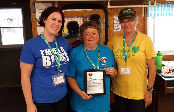 Recognized exceptional volunteers at Camp Quality