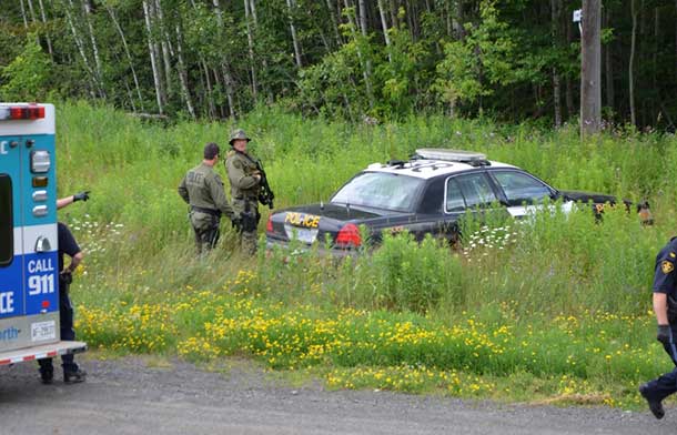 OPP Tactical Unit on Fort William First Nation