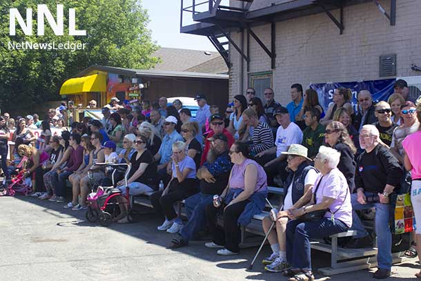 Every year the crowds keep getting bigger and bigger. The weather was a concern earlier today. 