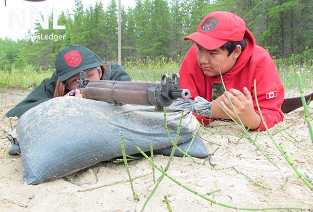 Learning to shoot under the watchful eye of a Canadian Ranger