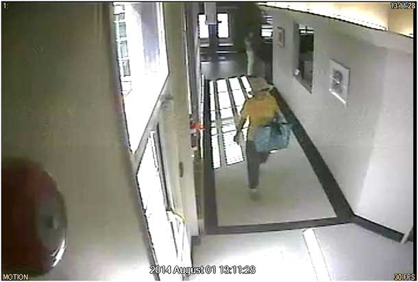 Thunder Bay Police are seeking this robbery suspect in an August 1 2014 robbery