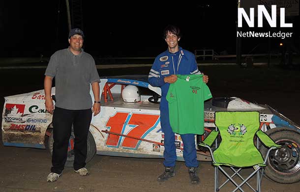 Christopher Leek took the feature win and claimed an unprecedented fourth championship in a row. He needed to win the race in order to win the championship.