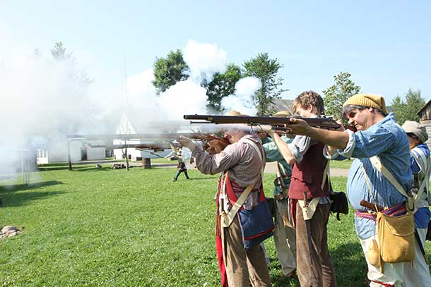 The echo of Black Powder Muskets and the War of 1812 will fill Fort William Historical Park