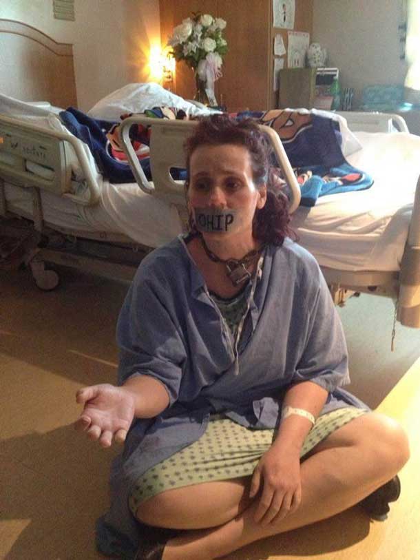 Mandi O'Connor stuck in hospital waiting for life saving surgery