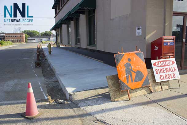 Repairs to streets and sidewalks in the downtown Fort William are working toward improving the area