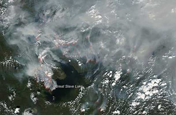 Ontario Fire Crews are helping with major fires in western Canada.