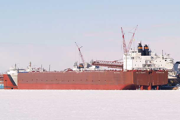Paul R. Tregurtha is the largest ship navigating on the Great Lakes
