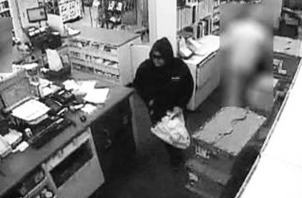 Thunder Bay Police have arrested this suspect in a robbery of the Shoppers Drug Mart in Grandview Mall