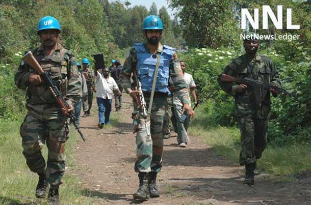 Joint MONUSCO/FARDC patrol in North Kivu, Democratic Republic of the Congo (DRC). Photo: MONUSCO/Clara Padovan
