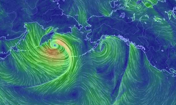 Alaska is getting hit with a major storm this weekend.