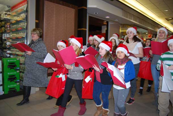 Singing for a joyous holiday season at Intercity Mall